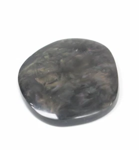 34ct Peacock Obsidian Freeform Cabochon. 32 x 31mm - Picture 1 of 5