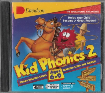 Kid Phonics 2 / Ages 6-9 songs and games (CD-ROM) Brand New Sealed! - Image 1 of 2