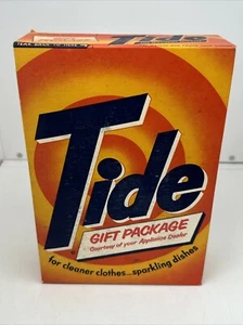 Gezeiten Waschmittel Vintage 1950er ungeöffnete Seife P&G Made USA Geschenkpaket Alt - Bild 1 von 6