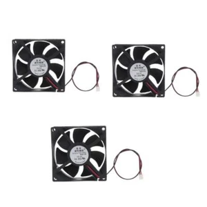 5V 12V 24V DC Brushless High Speed Cooling Fan 80x80x25mm 2Pin Connector Cooler - Photo 1/13