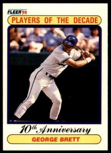 1990 Fleer #621 George Brett aV282p