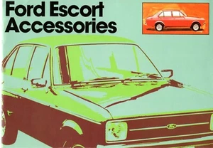 Ford Escort Mk2 Zubehör 1978 1979 UK Marktprospekt - Bild 1 von 3
