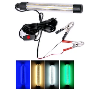 Señuelo de pesca sumergible luz nocturna LED para peces 30W 2200LM bajo el agua lámpara de cebo AS - Imagen 1 de 12