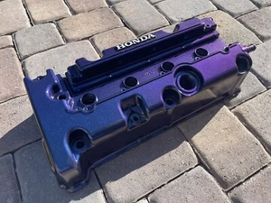 Honda K Series Valve Cover - K20 & K24 - Type R - Civic SI - COLOR SHIFT Blu/Pur - Picture 1 of 5