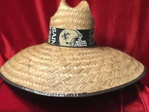 NFL New Orleans Saints Unisex Fischer, Rettungsschwimmer, Gartenarbeit, Trainer Strohhut - Bild 1 von 6