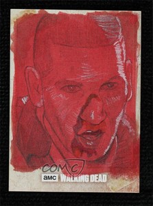 2018 Topps The Walking Dead Road to Alexandria Sketch Cards 1/1 Lee Brown n2o