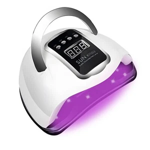 66LED UV Nail Lamp Tool Professional Polish Dryer Gel Acrylic Curing Lights 450W - Picture 1 of 10