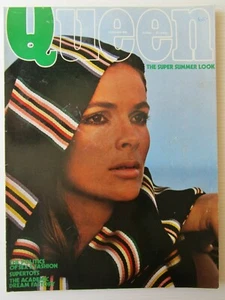 1970 QUEEN UK FASHION MAGAZINE - UK FASHION LONDON ART LIFE FASHION - #100 - Picture 1 of 2