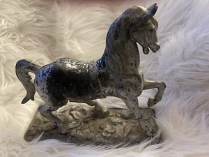Antique Vintage Horse cast sculpture Victorian rare 100 YEARS OLD 1890's - Picture 1 of 6