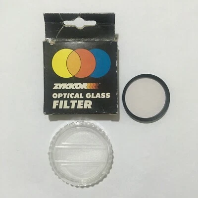 VINTAGE ZYKKOR 46mm SKYLIGHT 1A SCREW IN FILTER WITH CASE AND BOX MADE IN JAPAN - Image 1 of 4