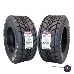 Neumáticos Hoosier Flat Track & TT 18,5x6,0-10 ATV todoterreno carreras con llavero paquete de 2 - Imagen 1 de 9