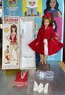 Vintage 1965 Skipper with bendable legs #1030 W/ Stand,Box ,Tag And Clothes EUC