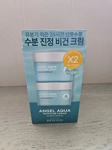 NEW Angel Aqua Moisture Cream Vegan 2 x 5oz/150mL Passion & Beyond NIB Box Set - Picture 1 of 4