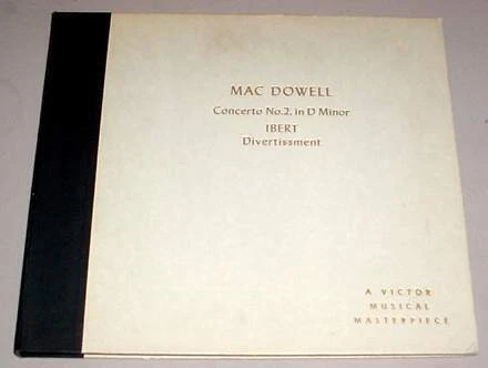 MAC DOWELL PIANO NO.2 (4) 78 RPM SET - Arthur Fiedler - Image 1 of 1