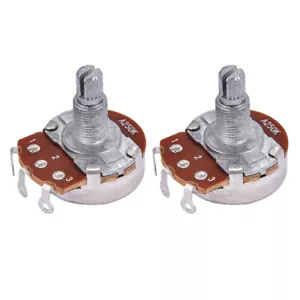 2 Pcs Audio Taper Potentiometer 250k Volume Potentiometer A250k Pots - Picture 1 of 12