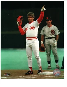 PETE ROSE Passing Ty Cobb's Record Sept. 11, 1985 vs. Padres 8 x 10 Photo - Picture 1 of 3