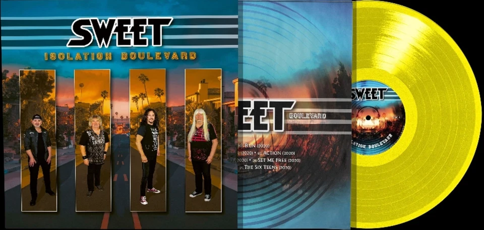 The Sweet - Isolation Boulevard Limited Edition Neon Yellow Vinyl LP Neu - Bild 1 von 1