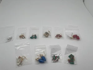 Lot of Christmas Earrings Qty 10 - Picture 1 of 1