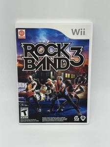 Rock Band 3 (Nintendo Wii) Complete with manual & Inserts - Mint Disc - Picture 1 of 8