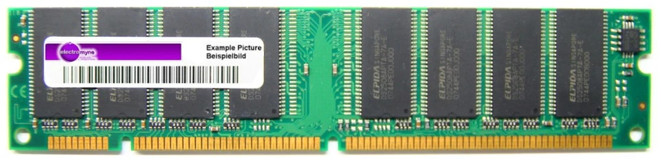 64MB Hynix HYM7V63801BTFG-75 PC133U-333-542-A1 168-Pin Sd-Ram 133MHz Dimm Memory - Image 1 of 1