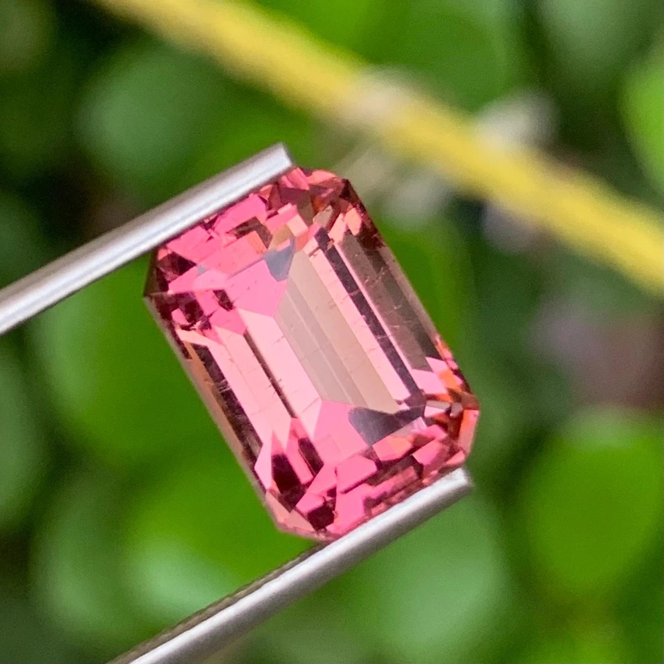 美丽的 6.20 克拉粉色阿富汗碧玺印石上衣光泽 — 第 1/1 张图片