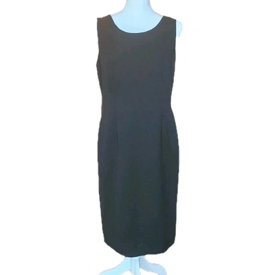 Jones Studio Sheath Dress Womens 8 Black Lined Classic Capsule Career Office  - Image 1 of 4