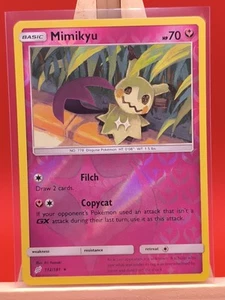 Mimikyu 112/181 Team Up Reverse Holo Rare Pokemon Karte - Bild 1 von 14