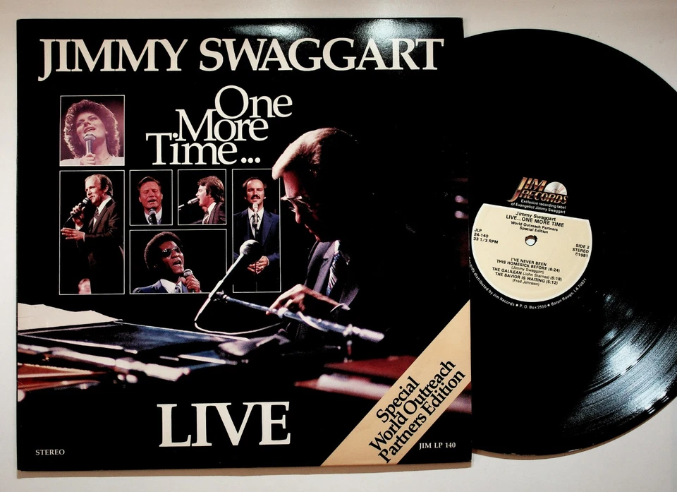 Jimmy Swaggart Live One More Time LP 1981 Jim Records Gospel - Imagem 1 de 4