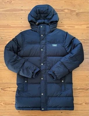 Men’s L.L. Bean Black Mountain Classic Down Parka Hooded Coat Jacket sz S Small - Image 1 of 4