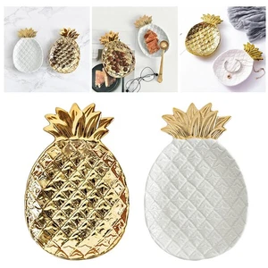Creative Pineapple Plate Trendy Simplicity for Desktop Home Restaurant - Picture 1 of 15