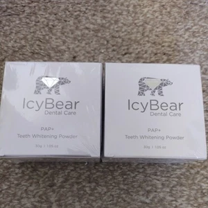 Icy Bear by Dr Hanna Kinsella Pap Whitening Teeth Powder x 2 boxes - Picture 1 of 2
