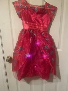 Disney Elena von Avalor rot glitzernd Prinzessin Kleid Dress Up leuchtender Sound Gr. 4-6X - Bild 1 von 14