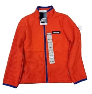 Land's End Youth Girl's Long Sleeve Full Zip Grid Fleece Jacket XS(4/5) - Picture 1 of 1