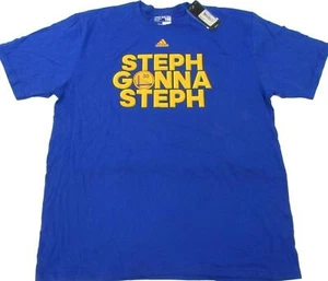 New Golden State Warriors #30 Stephen Curry Mens Size XL Adidas Blue Shirt $30 - Picture 1 of 6