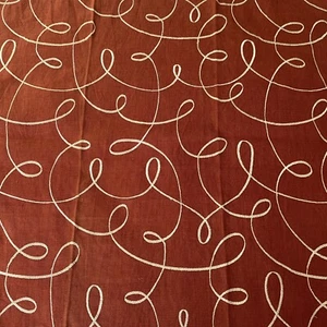 Kravet Collection Luxe Loops Hibisco Barbara Barry Mezcla de Lino Tela 25" x 25" - Imagen 1 de 4