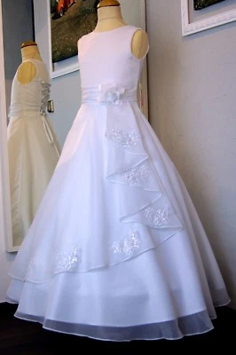 Kommunionkleid Bolero-Jacke Kommunionskleid Taufkleid Kerzenrock communion