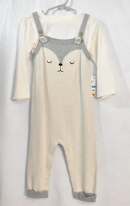 Conjunto Mono Tejido First Impressions con Camisa Talla 24 Meses Niño Nuevo - Imagen 1 de 5