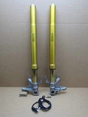 Yamaha YZF R1M 2016 13.895 millas horquilla electrónica tubo soportes Ohlins (13790) Foto 1 de 4