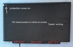 B173RTN02.1 . AU optronics 17 inch laptop screen top & bottom brackets. 30 pin - Picture 1 of 4