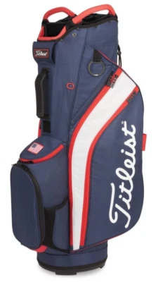 Titleist 购物车 14 海军蓝/白色/红色 (TB22CT6-416)- 全新 带标签 — 第 1/4 张图片