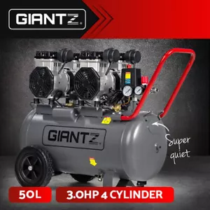 Giantz 50L Air Compressor 200L/min 3.0HP Oil-Free Electric Portable Air Inflator - Picture 1 of 8