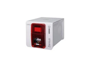 Evolis ZN1H0000RS Zenius Expert Card Printer - Single-sided - White/Red - Picture 1 of 4