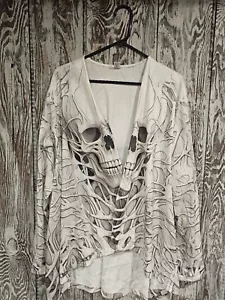 Women's Skull&Bones Open Cardigan - Picture 1 of 3
