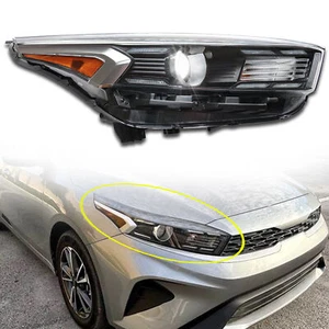 For 2022 2023 Kia Forte Headlight Assembly w/ LED DRL Passenger Right w/ Bulb - Picture 1 of 6