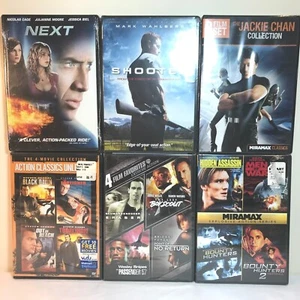 22 ACTION MOVIE BUNDLE (DVD) Wahlberg, Chan, Seagal, Cage, Willis, Arnold,Snipes - Picture 1 of 1