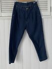 Orslow Pants 100% Cotton Dark Blue Size S , Made In Japan