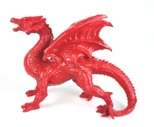 Figura Gloss Fire Rojo Gales Gales Dragón Adorno Juego de Tronos Regalo Mítico - Imagen 1 de 12
