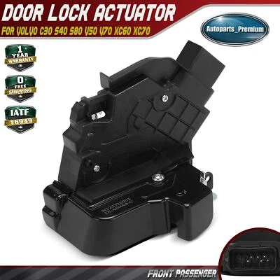 Actuador de cerradura de puerta de pasajero delantero derecho para Volvo C30 S40 S80 V50 V70 XC60 XC70 Foto 1 de 4