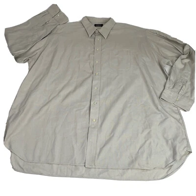 Camisa De Colección Gitman Bros Para Hombres 5XL 20-38 Pecho Grande Alto 61" Algodón Rochester EE. UU. Foto 1 de 4