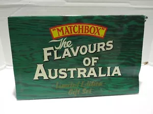 VTG MATCHBOX 1991 FLAVOURS OF AUSTRALIA 6 PC VAN SET NIB - Picture 1 of 5